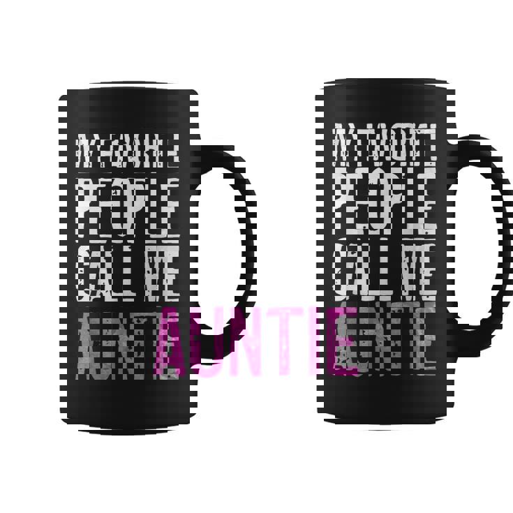 My Favorite People Call Me Auntie 母の日シャツ コーヒーマグ