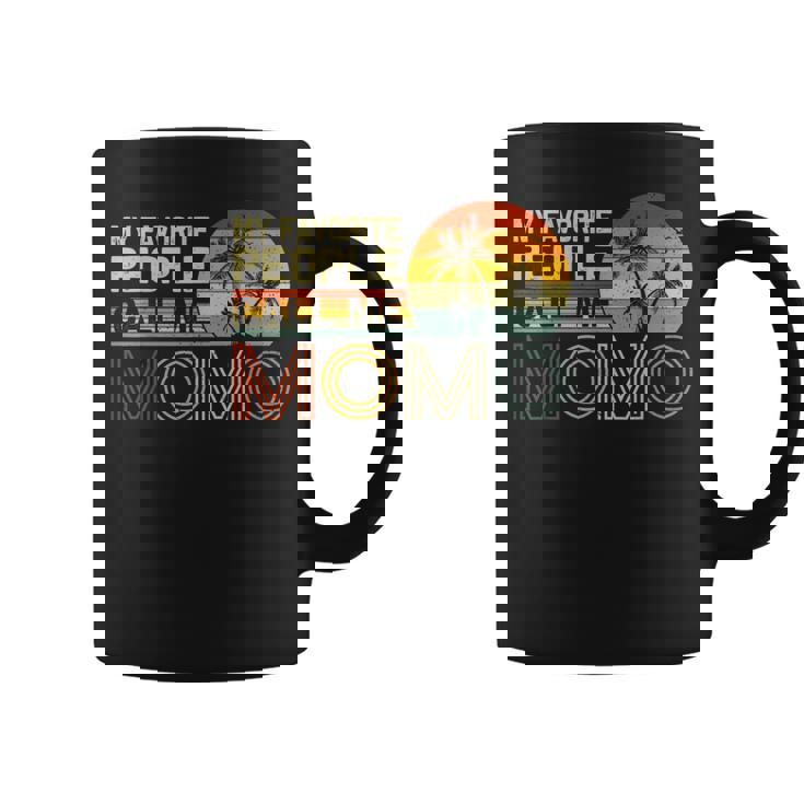 My Favorite People Call Me Momo ヴィンテージ レトロ 面白い モモモ コーヒーマグ