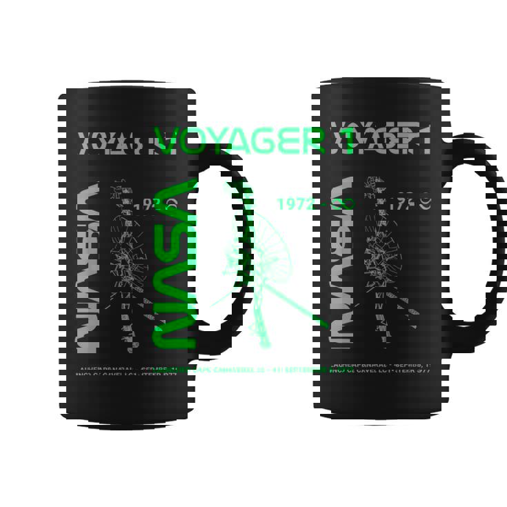 Nasa ボイジャー1号宇宙船は1977年9月5日に打ち上げられました。 コーヒーマグ