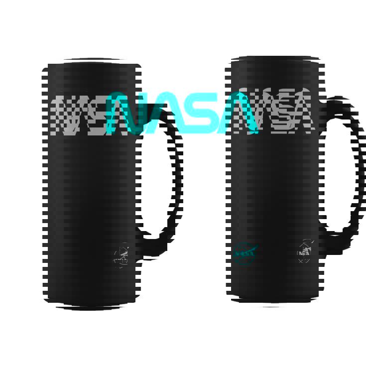 Nasaワームと記章のロゴ コーヒーマグ