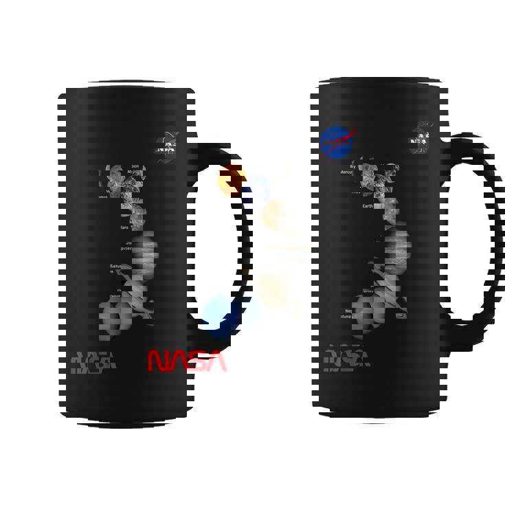 Nasa太陽系惑星ワーム記章ロゴ コーヒーマグ