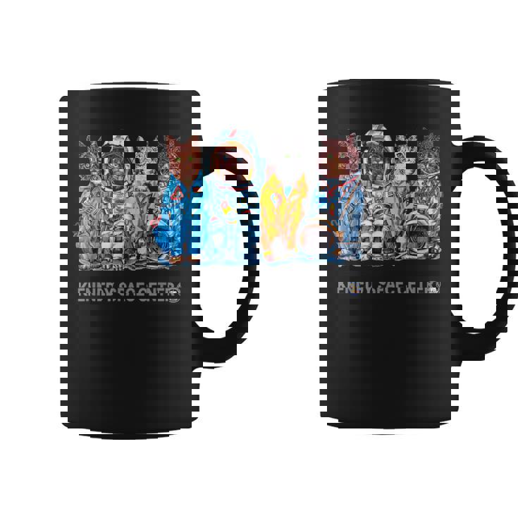 Nasa宇宙飛行士宇宙-猫の飛行服は両側で涼しい コーヒーマグ