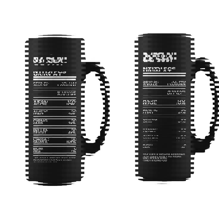 Natsumi 栄養成分表示 コーヒーマグ