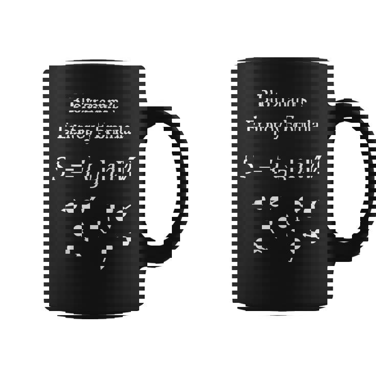 Nerdyintage ボルツマンのエントロピーフォーミュラ物理教師 コーヒーマグ