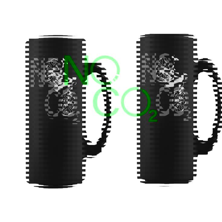 No Co2 サイクリング 気候変動対策 グリーンエネルギー Mtb コーヒーマグ