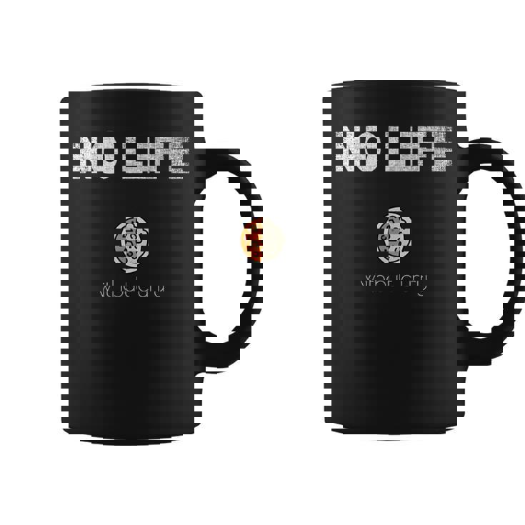 No Life ノーライフ Without Curry シンプル さり気ない お洒落 部屋着 カレーオタク カレー コーヒーマグ