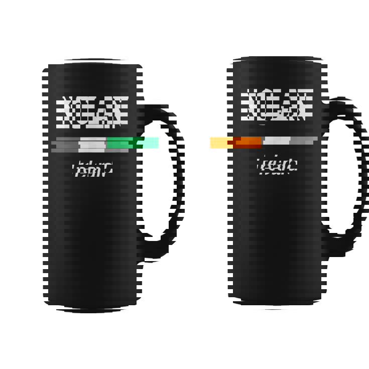 Nolan Irish Family Name 聖パトリックデー アイルランド国旗 コーヒーマグ