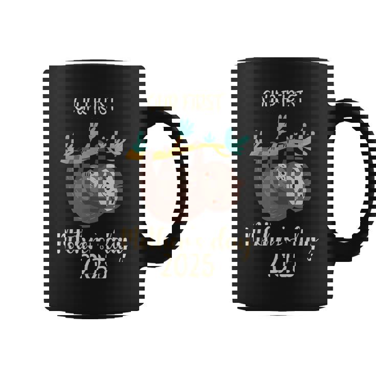 Nuestro Primer Día De La Madre A Juego 2024 Feliz Primer Día De La Madre Taza de café