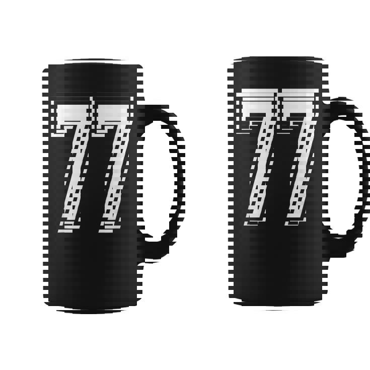 Number 77 Birthday 77Thports Player チーム番号入りジャージ コーヒーマグ