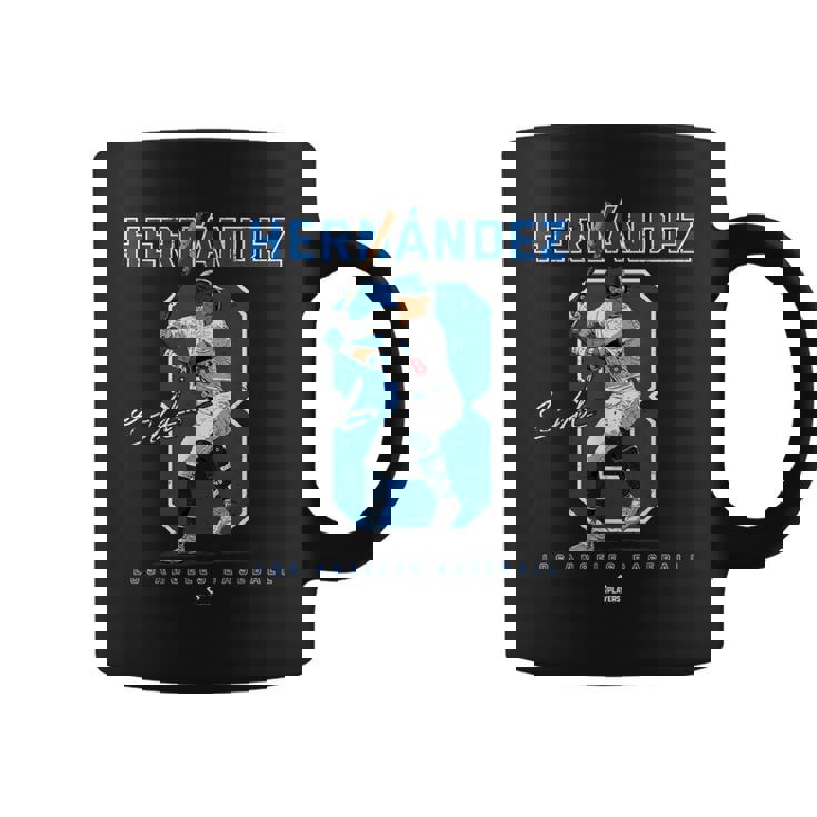 Number And Portrait Kike Hernandez Los Angeles Mlbpa コーヒーマグ