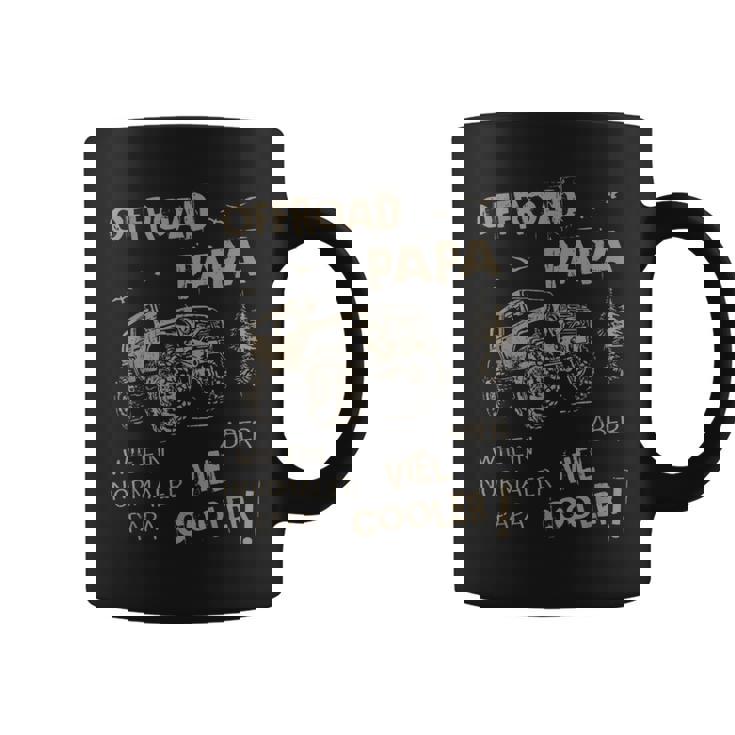 Offroad Papá Como Un Papá Normal Pero El Día Del Padre 4X4 Taza de café