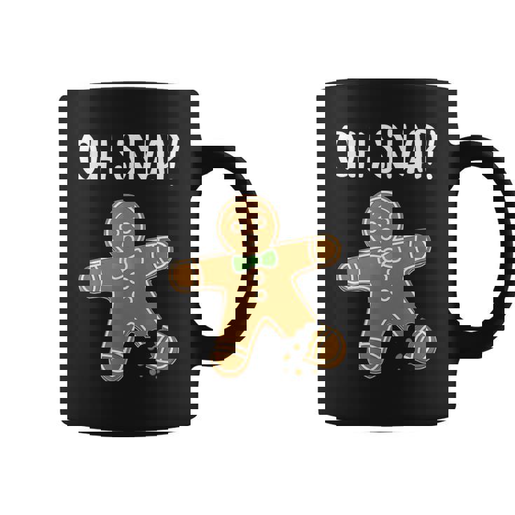 Ohnap ジンジャーブレッドマン クッキー 骨折脚 面白い コーヒーマグ
