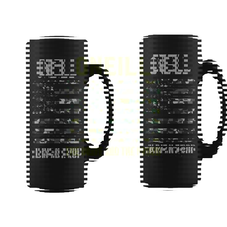 Oneill 姓 姓 迷彩 アメリカ国旗 コーヒーマグ