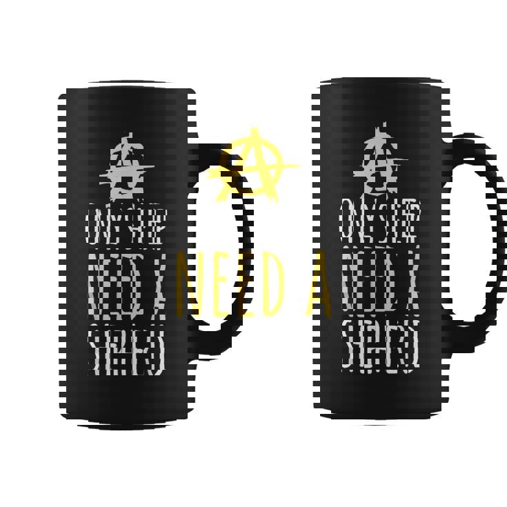 Onlyheep Need Ahepherd Anarchist シンボル アナキズムミーム コーヒーマグ