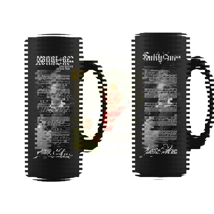 Op。 27ソナタ楽譜スコアベートーベン愛好家の肖像画 コーヒーマグ