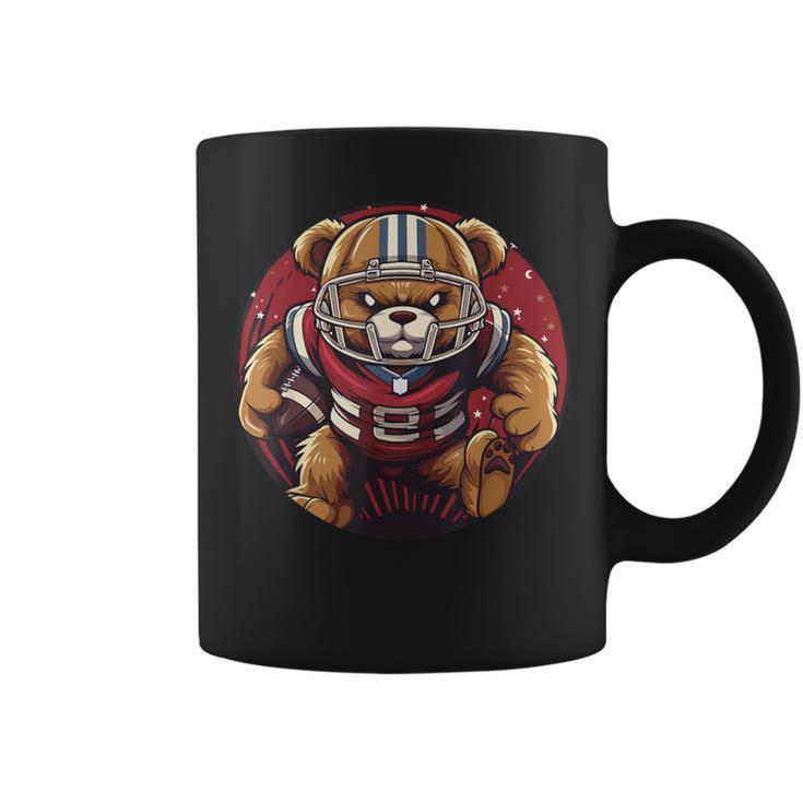 Ours En Peluche Amusant En Tenue De Football Américain Tasse