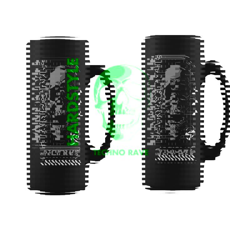 Outfit Rave Hardstyle Cráneoerde Retro Taza de café