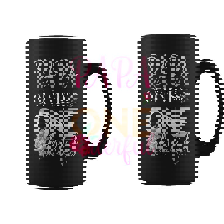 Papa Of Miss Onederful Girls 1歳の誕生日 マッチングファミリー コーヒーマグ
