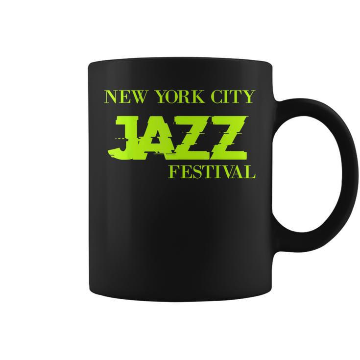 Para Los Amantes Del Jazz Y Músicos El Festival De Té De Nueva York Taza de café