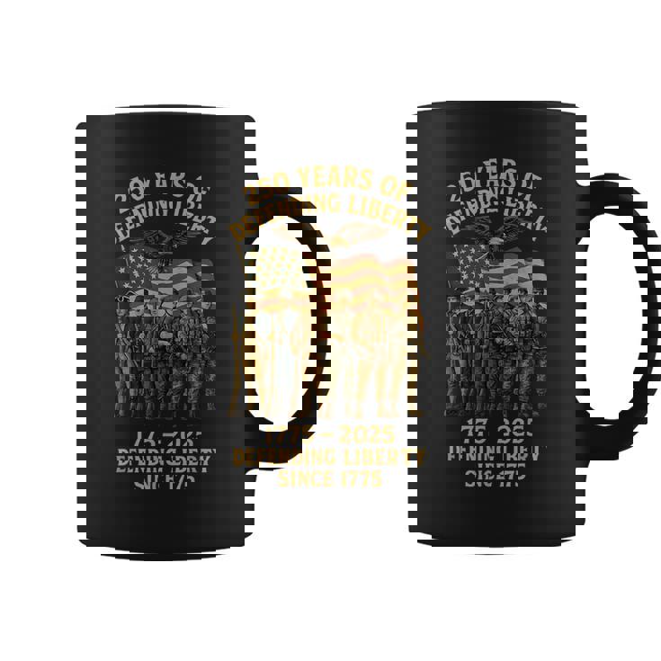 Patriotic Usa Army Us Military Parade 250Th Anniversary 2025 Coffee Mug