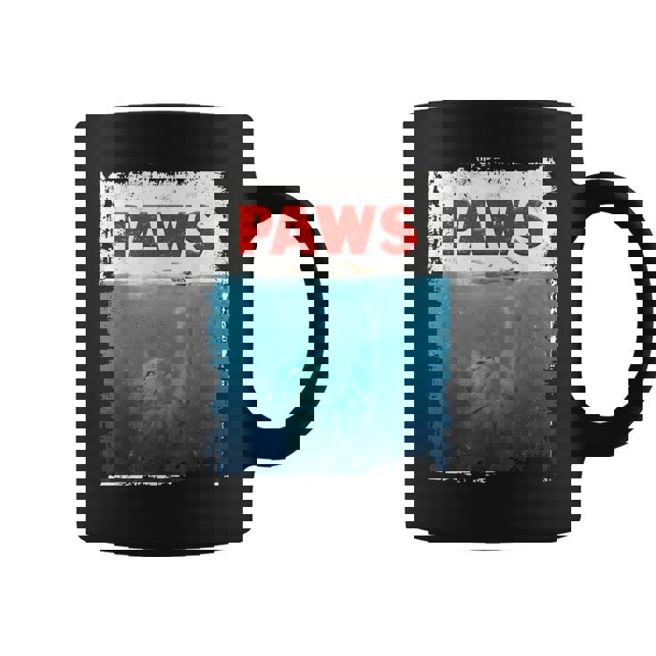 Paws 猫 子猫 ニャーパロディー おもしろ猫好き コーヒーマグ