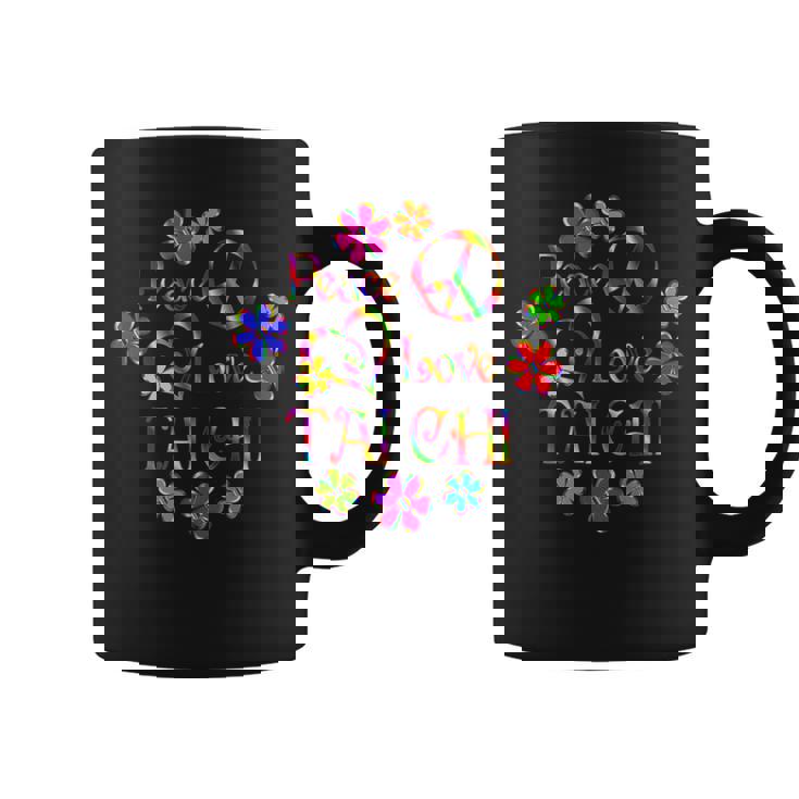 Peace Love 太極拳 コーヒーマグ