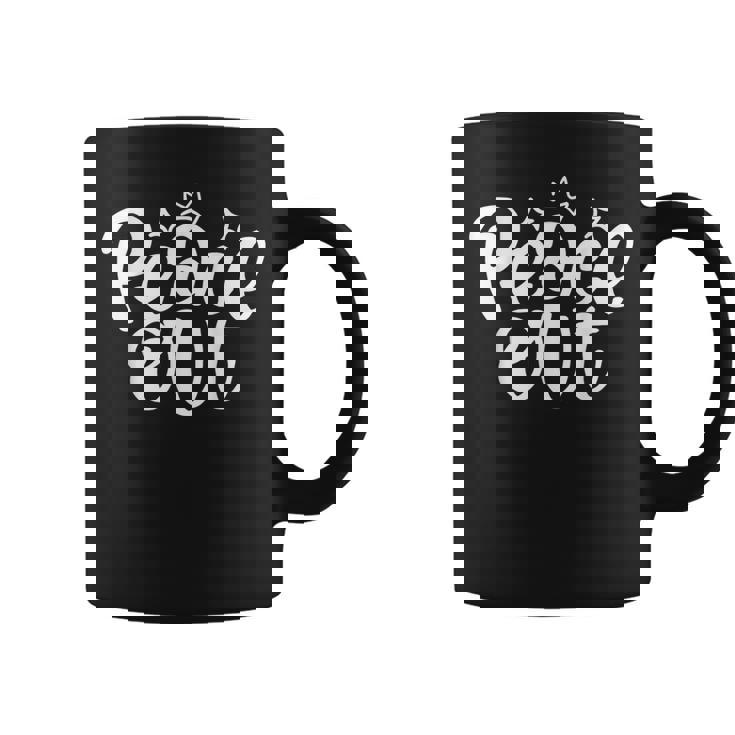 Peace Out Meme コーヒーマグ