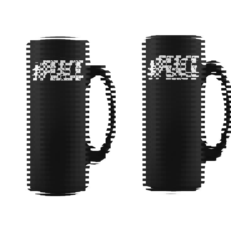 Peace 平和メッセージ より良い世界のための平和 コーヒーマグ