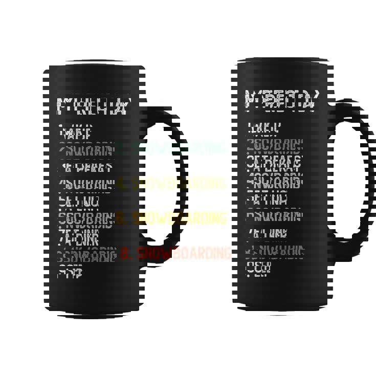 Perfect Day スノーボード シャツ メンズ ボーイズ ティーン スノボ コーヒーマグ