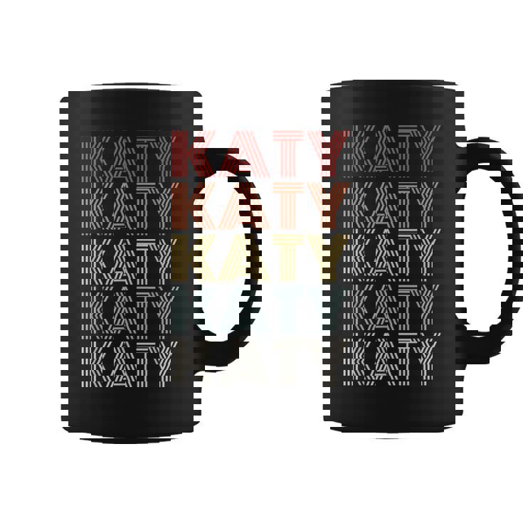 Personalized Name Katy I Love Katy Vintage Coffee Mug