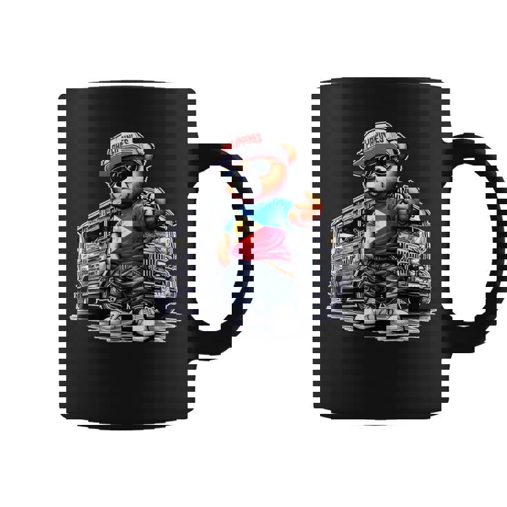 Philippines フィリピン ジプニー テディベア フィリピンの国旗 コーヒーマグ