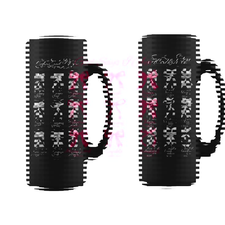 Pink Godays I Am Bibleerse コケットリボン コーヒーマグ