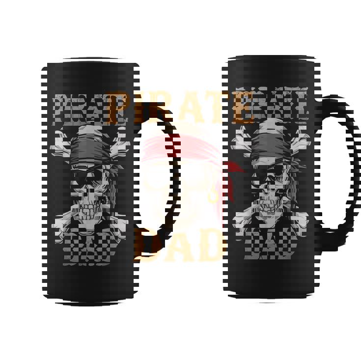 Pirate Dadkull クロスボーン 面白いお父さんギフト 父の日に コーヒーマグ