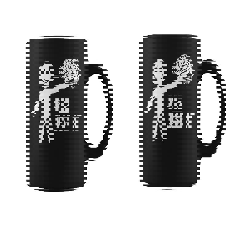 Plz Use Itarcatic Use Your Brain Cynicalays コーヒーマグ