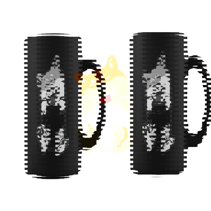 Pockethiba Inu Feet Cute Doge Akita Dog Lover Owner コーヒーマグ