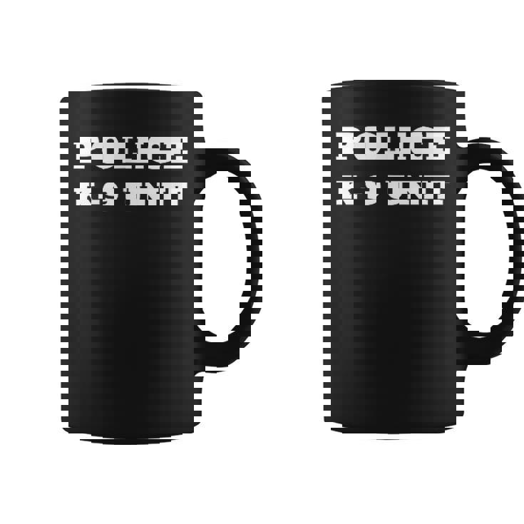 Police K-9 ユニットオンデューティーユニフォーム ドッグハンドラーチーム K9 オフィサー コーヒーマグ