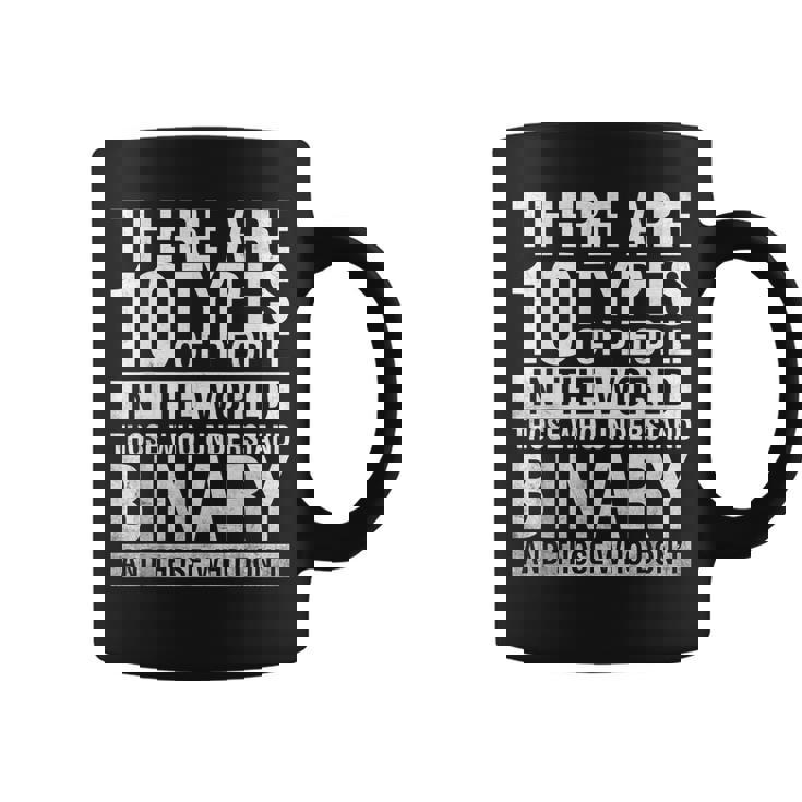 Programador De Computación Divertido Código Binario Informático Taza de café