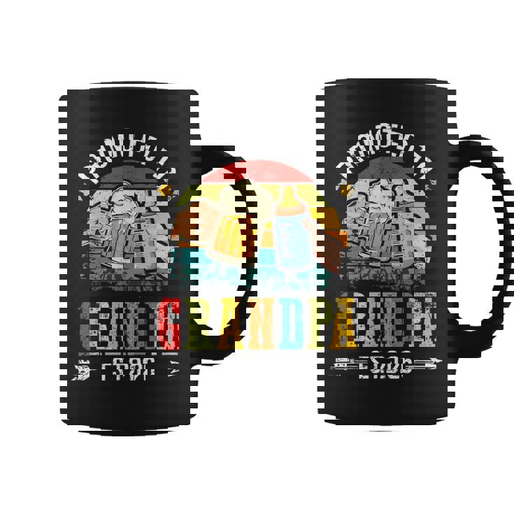 メンズ Promoted To Grandpa Est 2026 Dad To Be コーヒーマグ