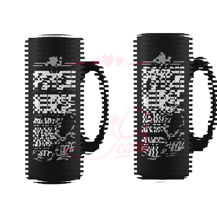 Psych Nurse Mental Health Psychiatric Nursing Appreciation コーヒーマグ