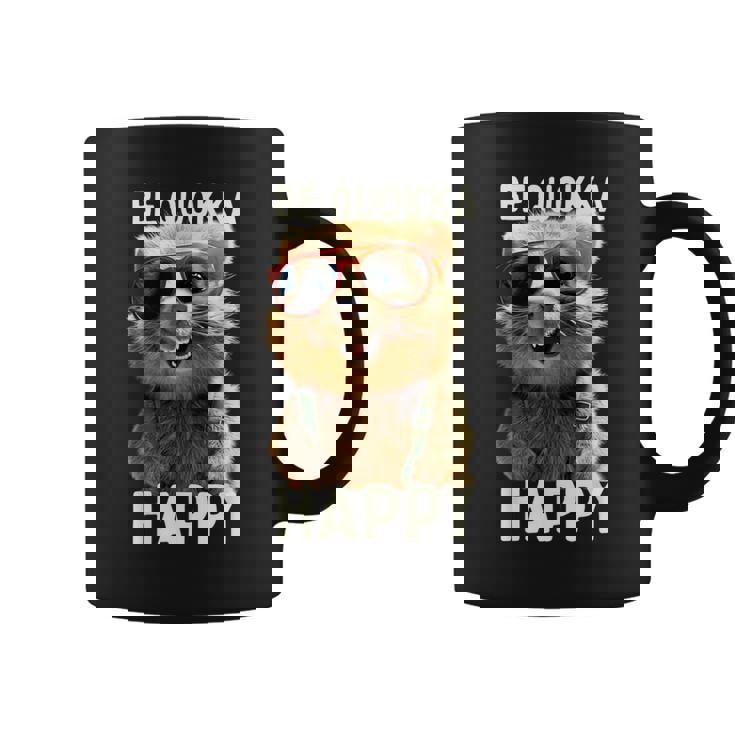 Be Quokka Happy クオッカ・ビー・クオッカ・ハッピー＆クオッカとスマイル コーヒーマグ