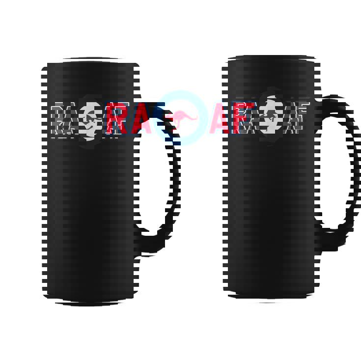 Raafロイヤルオーストラリア空軍ラウンドカンガルーオーストラリア コーヒーマグ