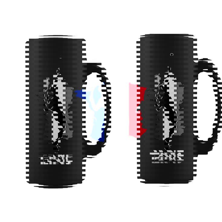 Racketports Coach フランス国旗 チーム フランス テニス コーヒーマグ