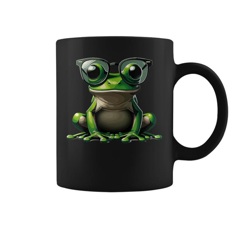 Ranaerde Con Gafas Deol Divertido Reptil Herpetología Amor Taza de café