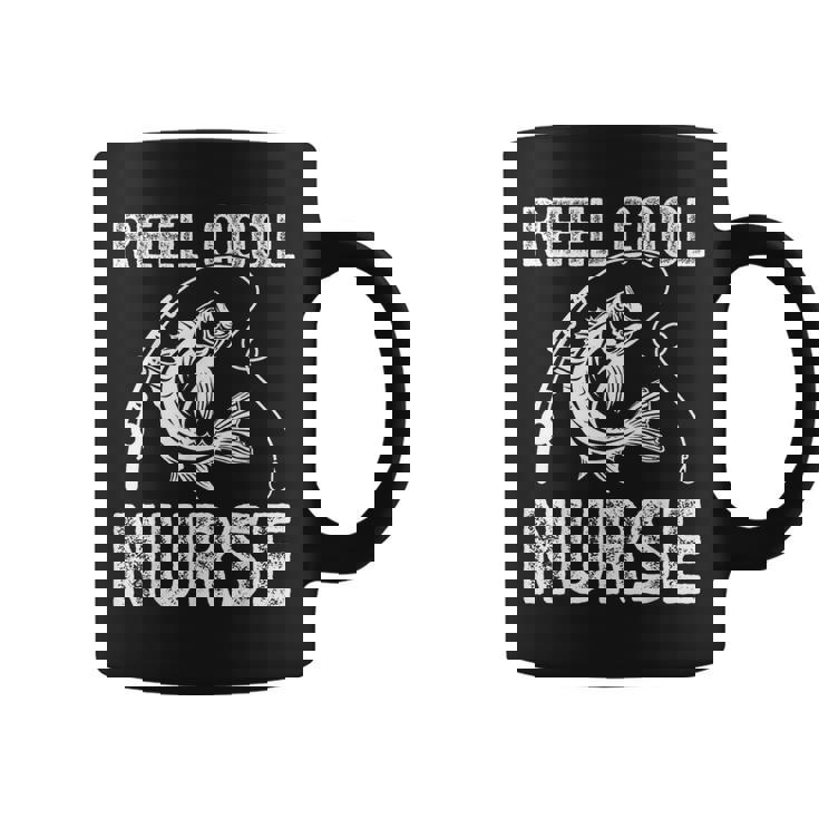 Reel Cool Nurse Fishing For Fisherman Father's Day Coffee Mug