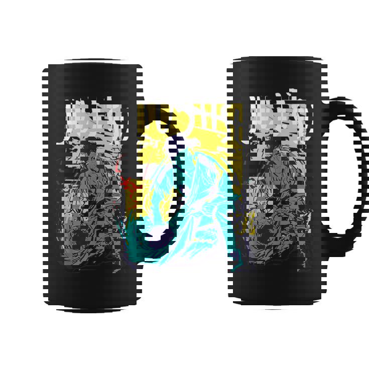Retro Brazilian Jiu Jitsu And Bjj Taza de café