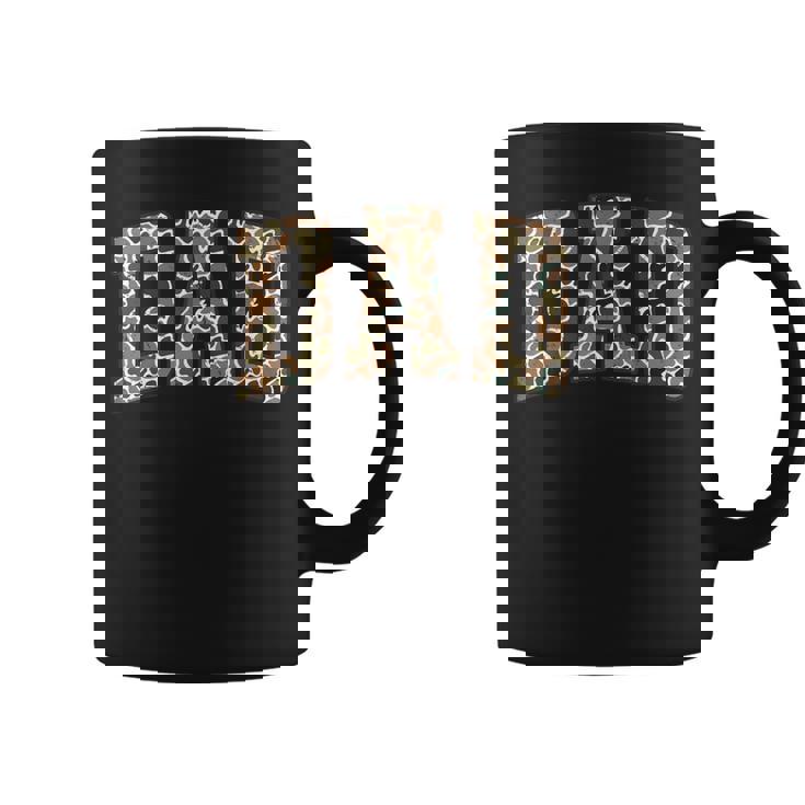 Retro Camo Duck Hunting Dad Old Camo Dad Father's Day Coffee Mug