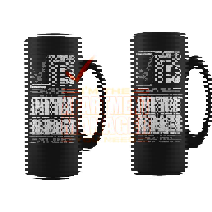 Retro Profession I'm The Apartment Manager コーヒーマグ