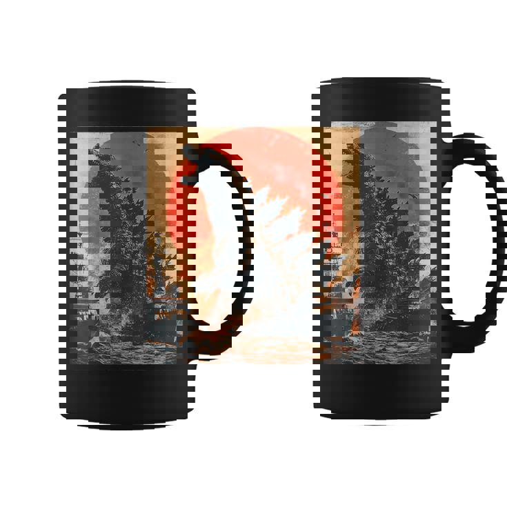 Retro Vintage Japanese Legendary Monster Kaiju Coffee Mug