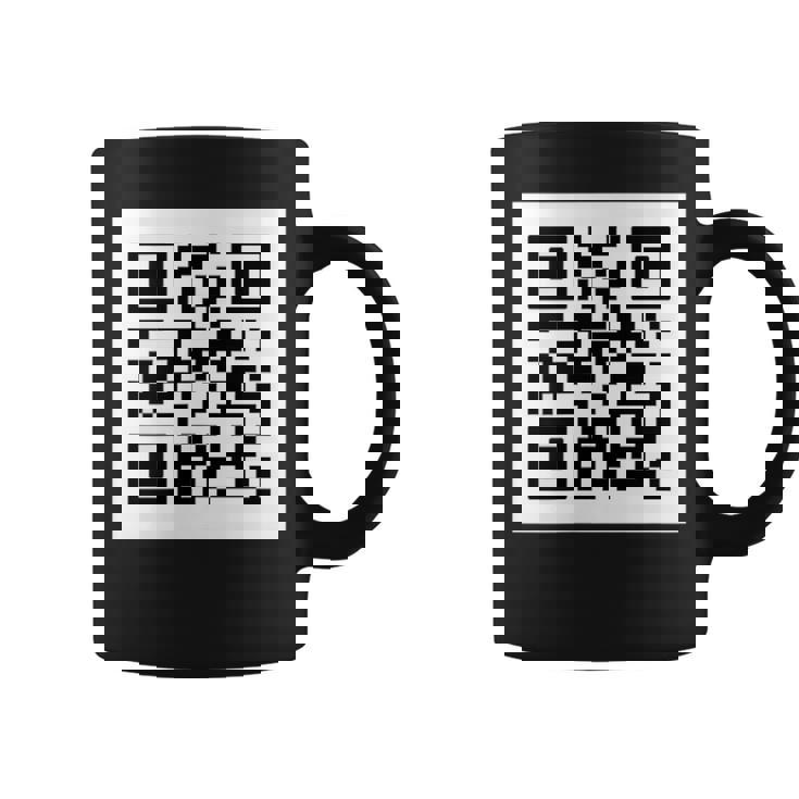 Rickroll Qrコードリンクミーム コーヒーマグ