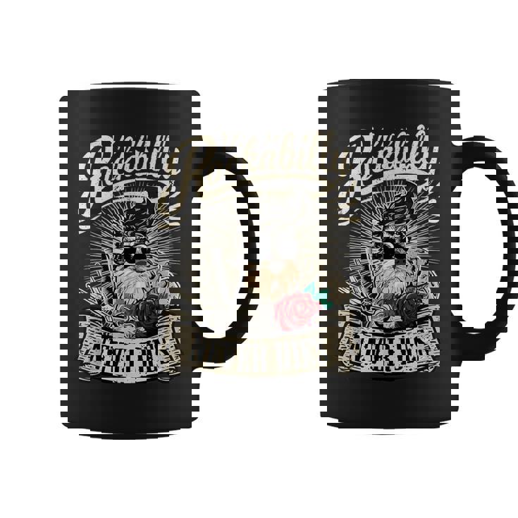 Rock N Roll Never Dies 愛犬家シュナウザー コーヒーマグ